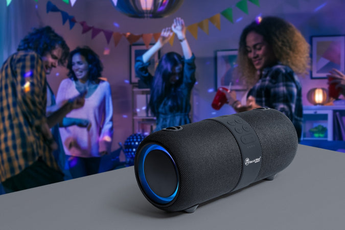 Cassa Bluetooth Altoparlante Speaker Waterproof IPX6 Luce LED, BT-X56