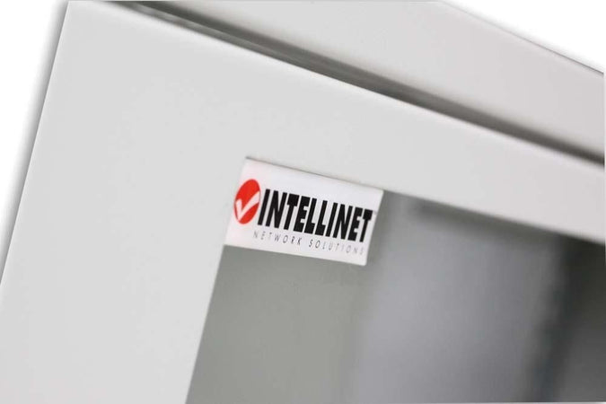 Armadio Rack 19'' a muro 10 unità prof. 400 Grigio Assemblato