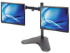 Supporto da Scrivania per 2 Monitor 13-32'' con Base e Doppio Snodo