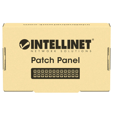 Pannello Patch 12 Posti Cat6a Schermato da Scrivania Nero