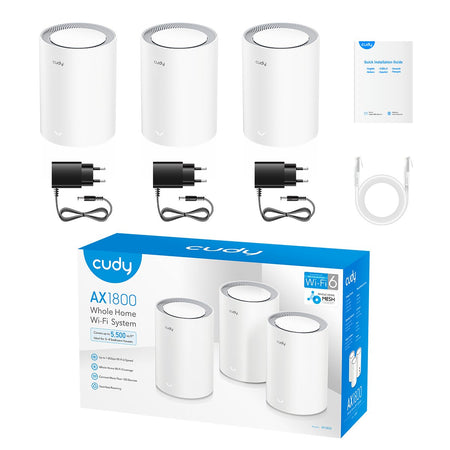 Sistema Wi-Fi 6 Mesh AX1800 Dual Band per Tutta la Casa, M1800 3pz