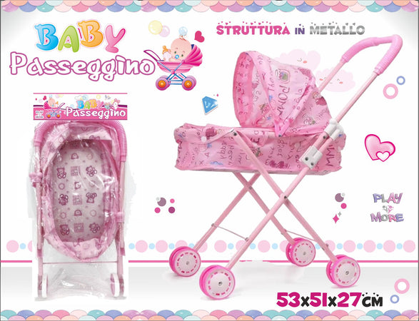 Carrozzina Toys in Metallo