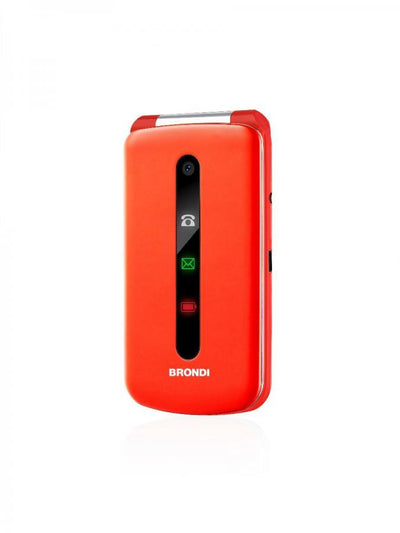 telefono cellulare brondi president rosso