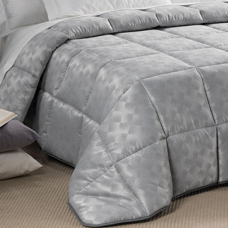 Trapunta Texture ! Caleffi: Raso Jacquard, Design Moderno e Lusso Avvolgente