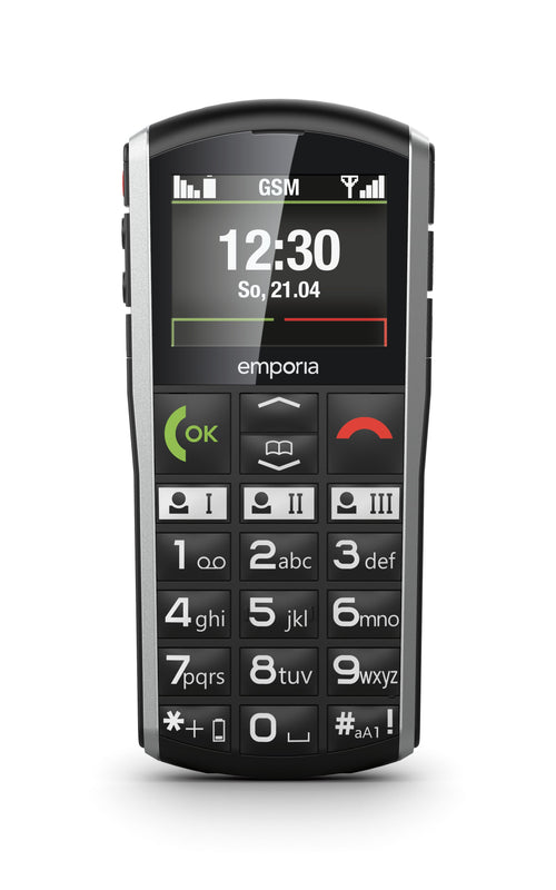 Emporia emporiasimplicity 5,08 cm (2\) 90 g nero, argento telefono per anziani - V27_001