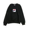 FILA Felpa Girocollo Uomo Rian Crew Black da uomo