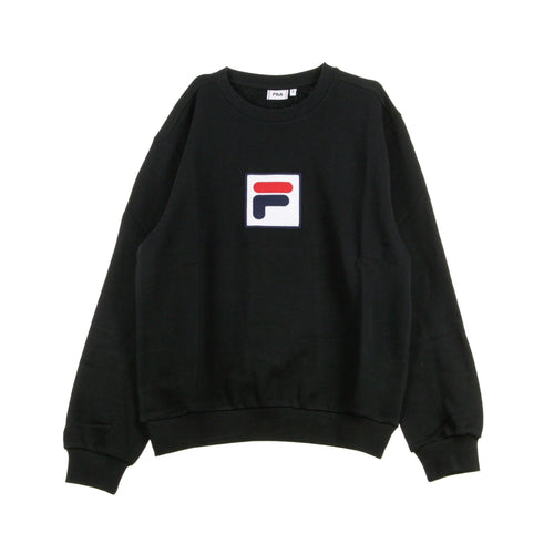 FILA Felpa Girocollo Uomo Rian Crew Black da uomo