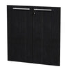 COPPIA DI ANTE CIECHE PER MOBILE BASSO ECO CON SERRATURA CM. 80x77h