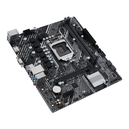 Scheda madre Asus PRIME H510M-K - Supporto processori Intel Socket 1200 10a/11a Gen Intel Core, Pentium Gold and Celeron - Ram 2x DDR4 2933/2133 Mhz - Vga, Hdmi - 6x Usb3.2 / 2x Usb2.0 - GLan -