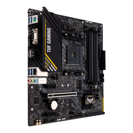Scheda Madre Asus TUF GAMING A520M-PLUS II - Supporto Cpu Amd A4 - Supporto Ram 4x DDR4 - Hdmi, D-Sub, Vga - 4x USB 3.1 - GLan - Micro Atx