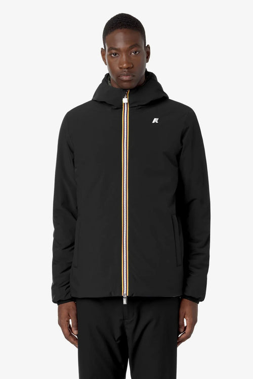 K-Way Giacconi Black pure - green blackish da uomo