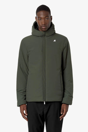 K-Way Giacconi Black pure - green blackish da uomo