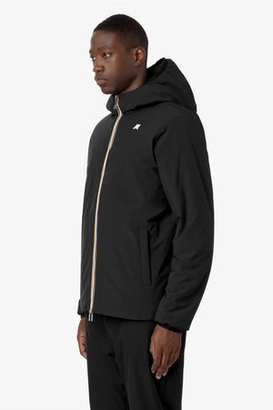 K-Way Giacconi Black pure - green blackish da uomo