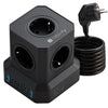 Multipresa da Tavolo USB Cube 5p 2xUSB-A 3xUSB-C