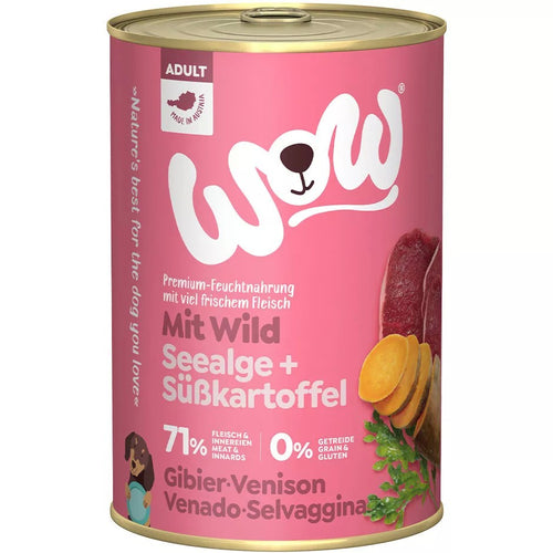 Wow Adult Selvaggina Scatoletta per Cani 400gr