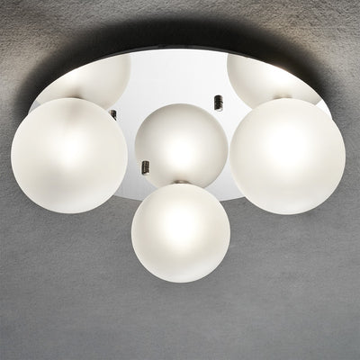 Plafoniera moderna Illuminando PALLINA PALLITO3CRST G9 LED vetro lampada parete soffitto