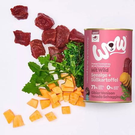 Wow Adult Selvaggina Scatoletta per Cani 400gr