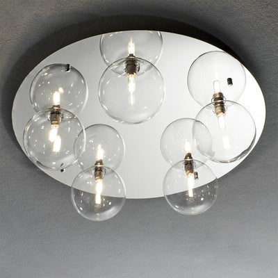 Plafoniera moderna Illuminando PALLINA PALLITO5CRTR G9 LED vetro lampada parete soffitto