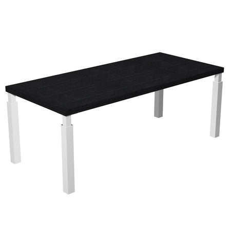 Scrivania da ufficio direzionale con gambe a sezione quadrata cm. 180/210x90x74h