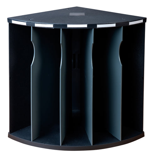 Classificatore Ergonomico 5 Scomparti The Corner Nero/Grigio Exacompta