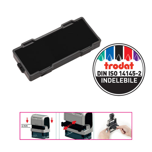 Blister Da 3 Tamponi 6/9511 Nero Trodat