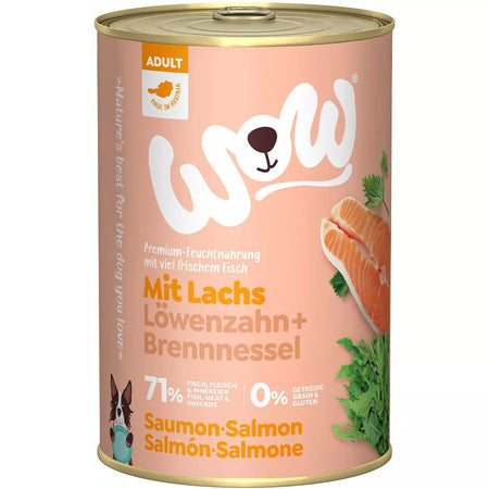 Wow Adult Salmone Scatoletta per Cani 400gr