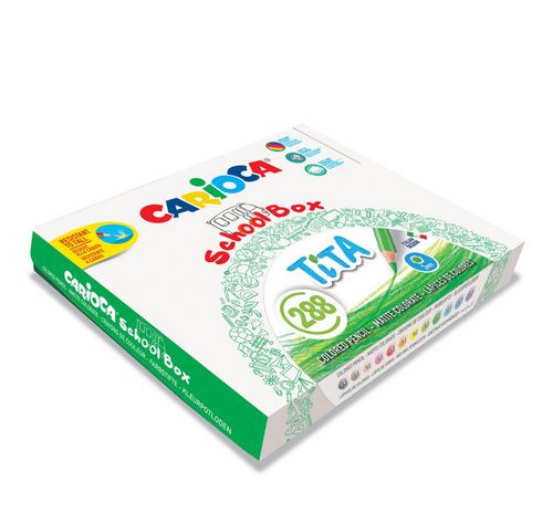 Carioca, matite Tita school box