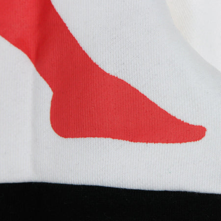 KAPPA Felpa Girocollo Uomo Authentic Bethek White/black/red da uomo