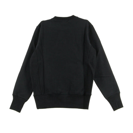 CHAMPION Felpa Girocollo Uomo Crewneck Sweatshirt Black da uomo