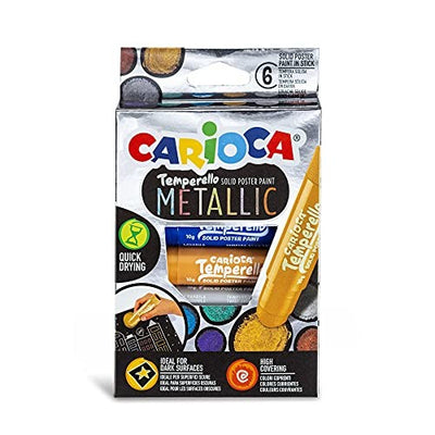Carioca, temperello metallic 6 pz