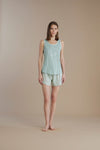 Pigiama donna spalla lagra100% cotone – Noi di notte 9050