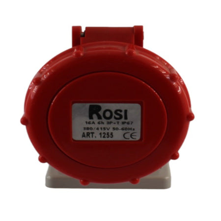 Presa fissa da parete 90 3P+T 16A 380V 50/60Hz IP67 Rosi