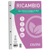 Ricambi C/Rinforzo Ecologico F.To A4 100Gr 40Fg 1 Rigo C/Margine Favini