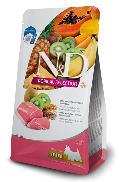 N&D Dog Adult Mini Tropical Selection Maiale per Cani Farmina 1,5kg