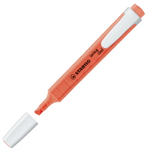 Evidenziatori Stabilo Swing Pastel Corallo