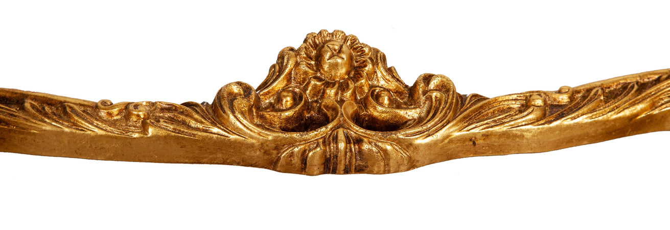 Biscottini Consolle Arredo Ingresso Biscottini Legno Foglia Oro Anticati 115x33x87 Italia