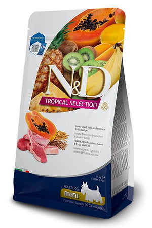 N&D Dog Adult Mini Tropical Selection Agnello per Cani Farmina 1,5kg