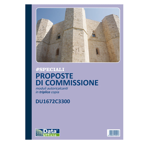 Blocco Proposte Commissione 33/33/33Copie Autor. 29,7X21,5Cm Du1672C3300