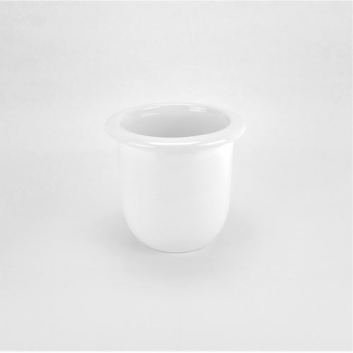 Outlet bagno - Porta bicchiere ceramica- accessori bagno - oggettistica bagno