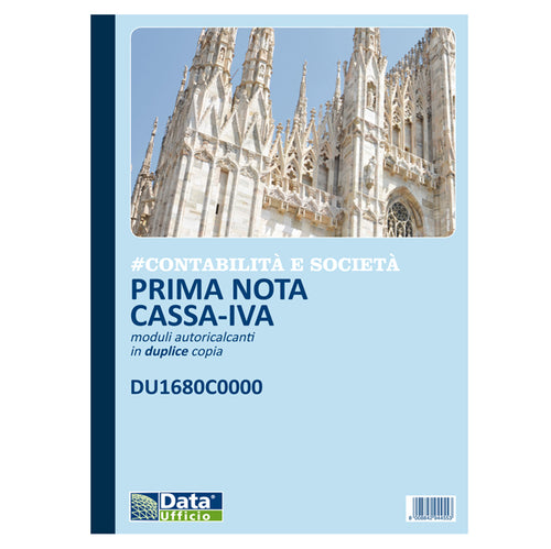 Blocco Prima Nota Cassa/Iva 50/50Copie Autor. 29,7X21,5Cm Du1680C0000