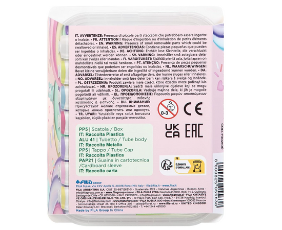 GIOTTO, 7 Tempere Candy Collection, Colori Pastello