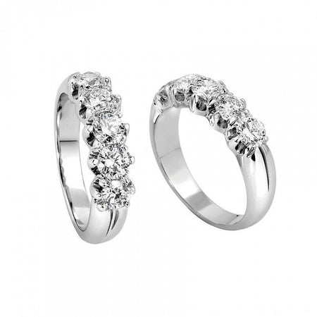 GIORGIO VISCONTI - ANELLO IN ORO BIANCO E DIAMANTI