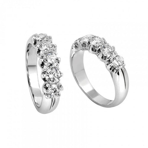 GIORGIO VISCONTI - ANELLO IN ORO BIANCO E DIAMANTI