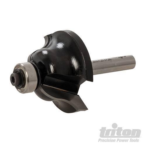 Fresa a ogiva romana 1/4 per legno e pannelli Triton per bordatura Triton