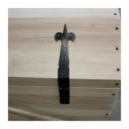 MOBILI 2G - CASSAPANCA BAULE IN LEGNO GREZZA L.94 P.47 H.60 (815)