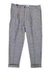 Pantalone con pince slim fit