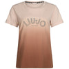 Liu Jo t-shirt marrone con strass TA5267JS923 M9113 T-shirt Liu Jo