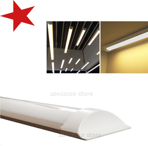 90cm Barra Neon led 27W Applique Plafoniera Soffitto 220v Illuminazione/Illuminazione per interni/Lampadari lampade a sospensione e plafoniere/Plafoniere da ufficio Zencoccostore - Formia, Commerciovirtuoso.it