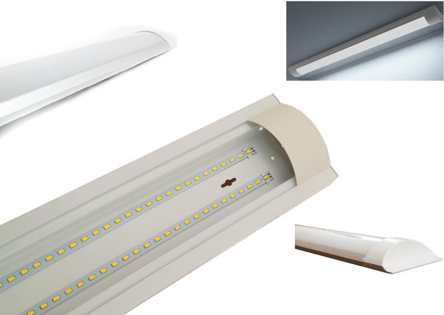 90cm Barra Neon led 27W Applique Plafoniera Soffitto 220v Illuminazione/Illuminazione per interni/Lampadari lampade a sospensione e plafoniere/Plafoniere da ufficio Zencoccostore - Formia, Commerciovirtuoso.it