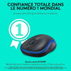 Mouse ottico wireless Logitech - M185 blu